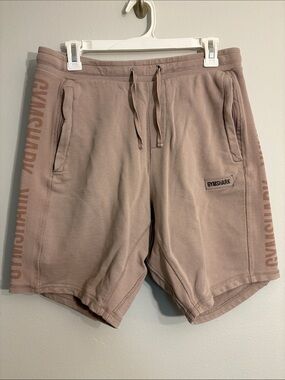 Gymshark Men's tan Athletic Drawstring Shorts size small